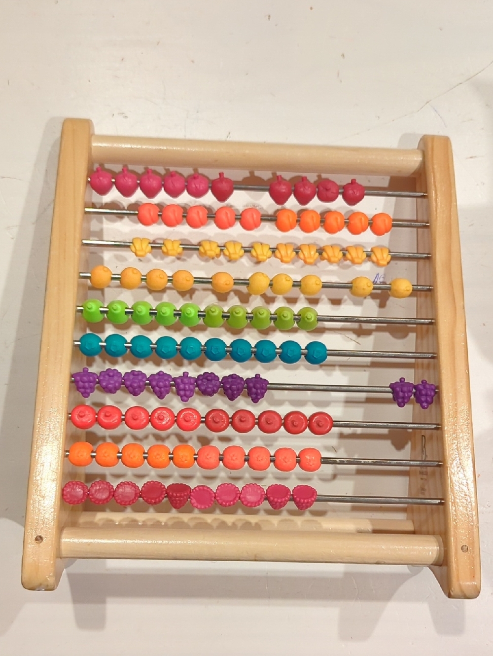 b Toys Wooden Multicolor Counting Abacus for Kids Learning